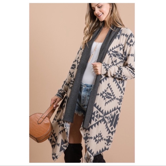 ❗️NEW❗️Aztec Open Cardigan - Picture 2 of 8